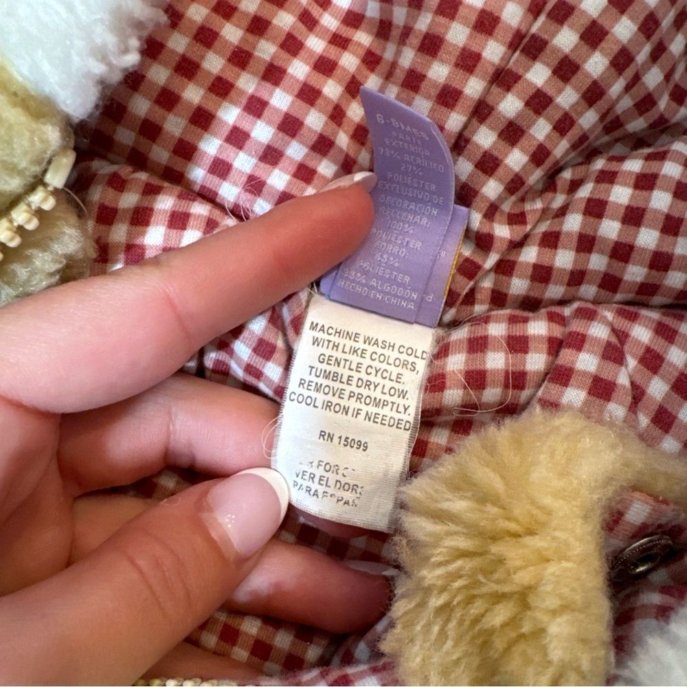 Winnie Pooh Disney Fleece Hoody Romper Jumpsuit Winter Thick Playsuits 6-9 mnths - Picture 6 of 8